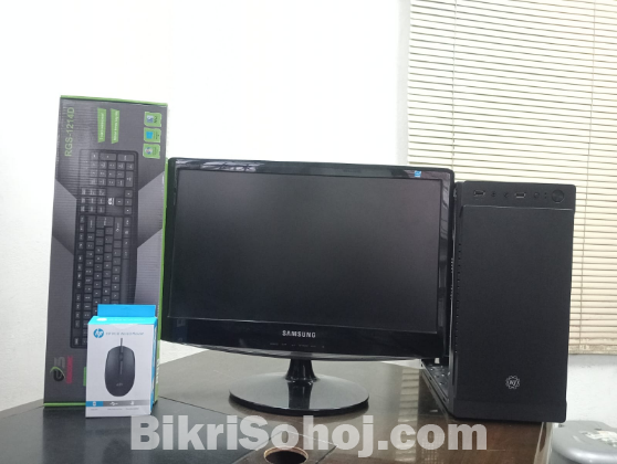 Core i3 2nd Gen Full PC Setup + 19” Samsung Monitor (HD+)